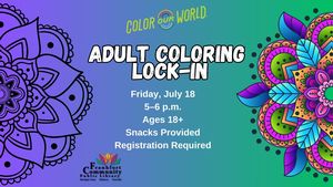 Adult Coloring Lock-